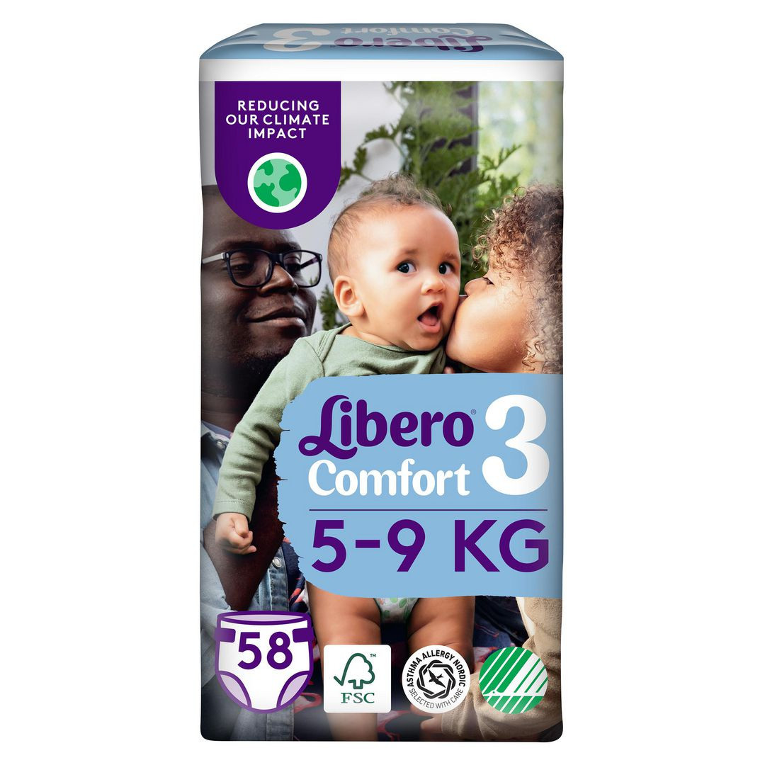 BildeBlöja LIBERO Comfort S3 5-9kg 58/fp