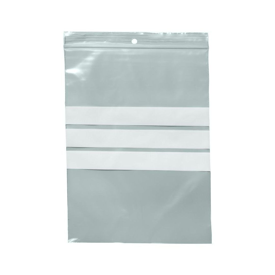 BildeBlixtlåspåse skrivfält 80x120mm 100/fp