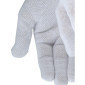 Textilhandske TEGERA 921 noppor vit 10