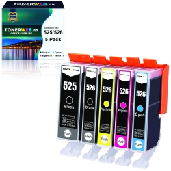 BildeCanon PGI-525 BK/CLI-526 BK/C/M/Y (svart/cyan/magenta/g...