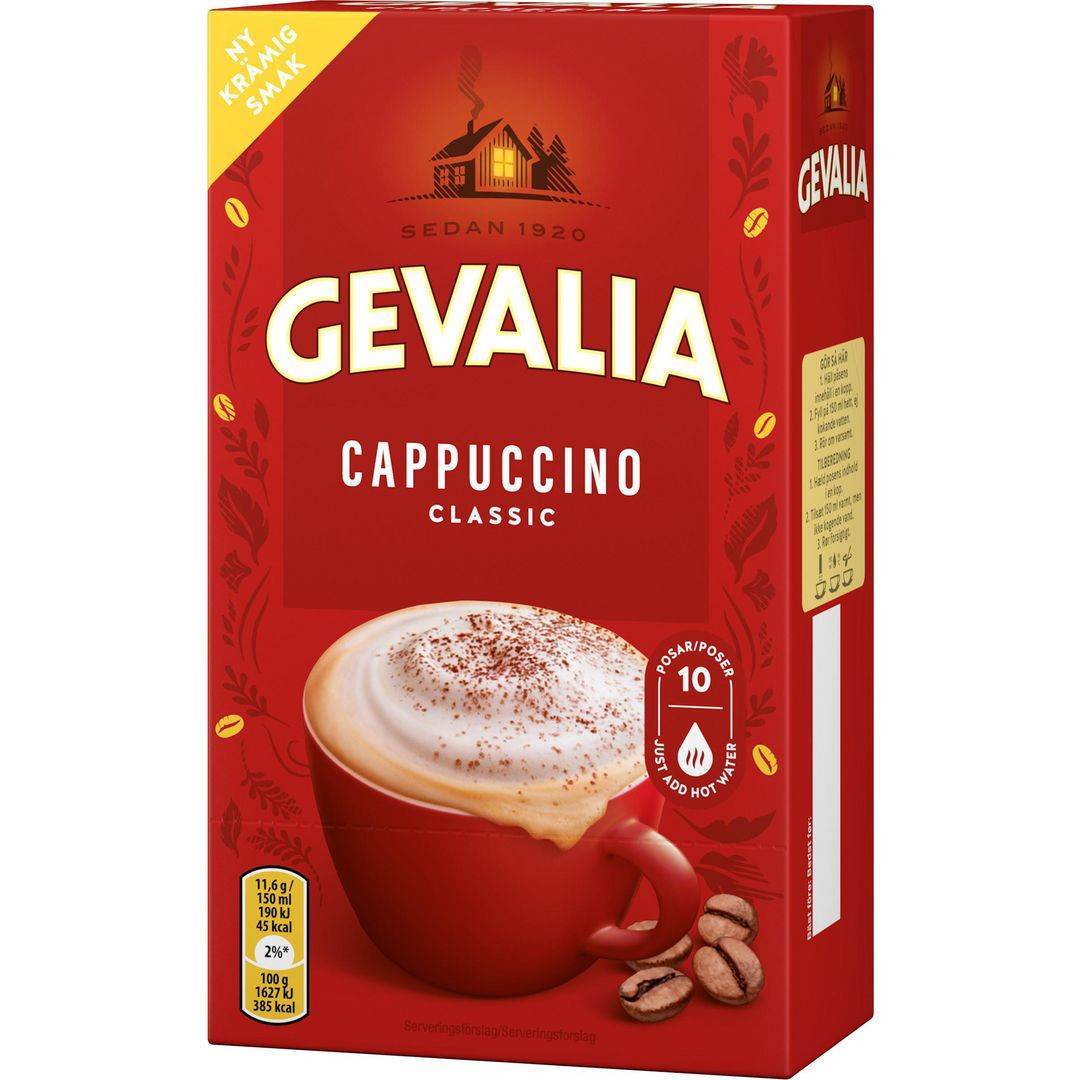 BildeKaffe GEVALIA Cappuccino Org. 10/fp