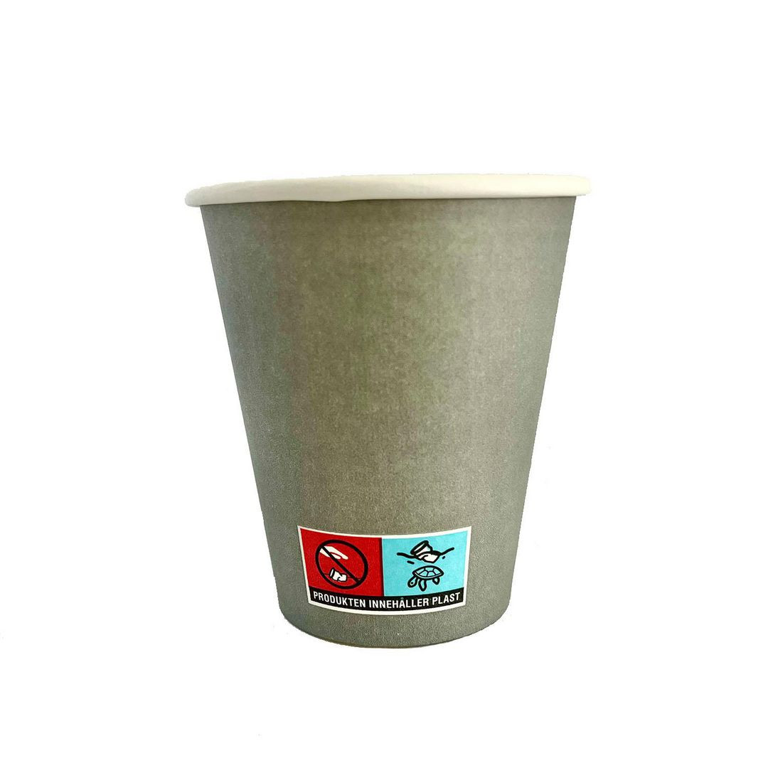 BildePappersbägare To-Go 18cl 50/fp