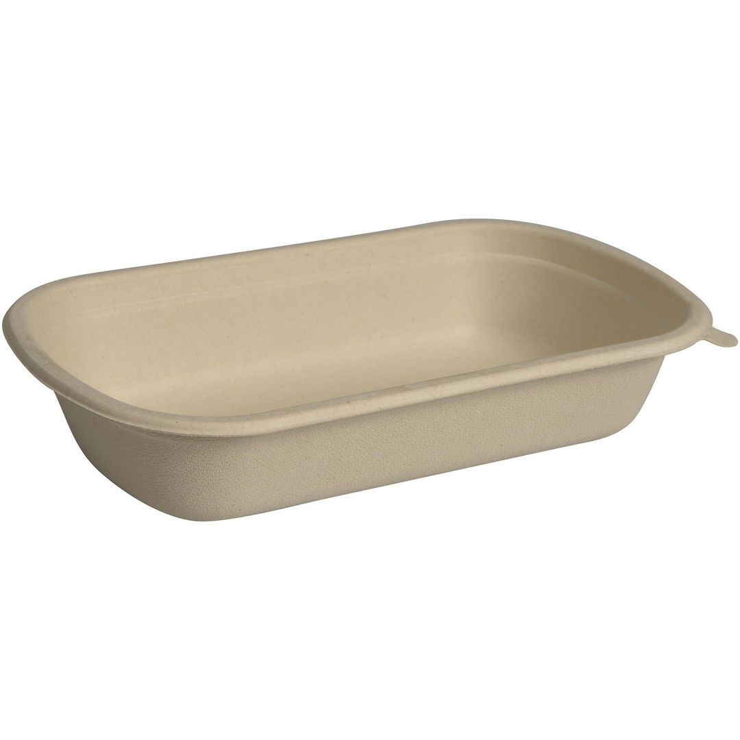 BildeMatlåda takeaway Bagasse 750ml 1f 125/fp
