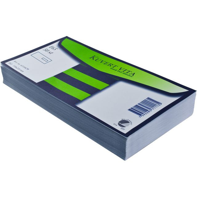 BildeKuvert konsument fp E65 H2 vit 50/fp