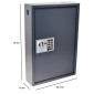 Nyckelskåp PAVO Security 100 nycklar grå