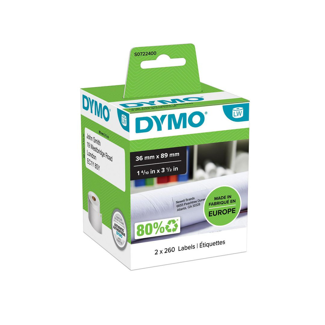 BildeEtikett DYMO LW 89x36mm 520/fp