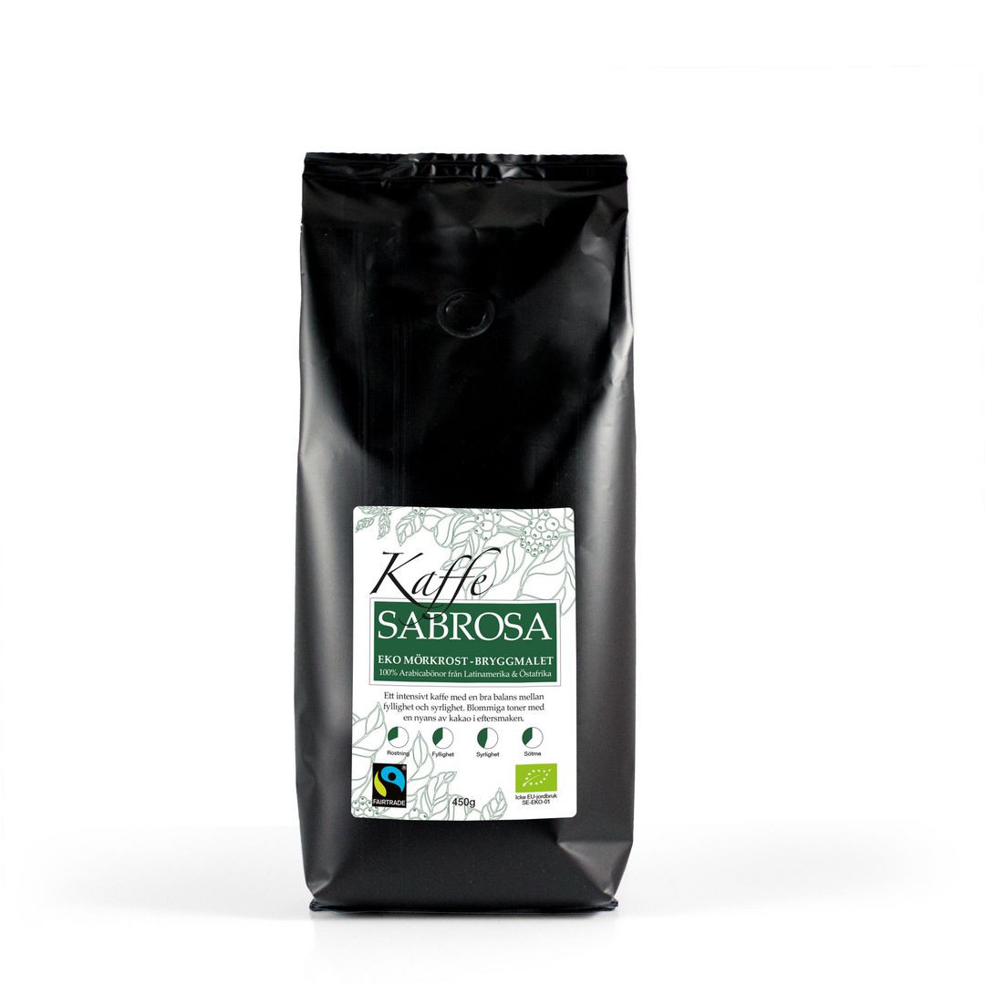 BildeKaffe SABROSA Eko Mörkrost 450g