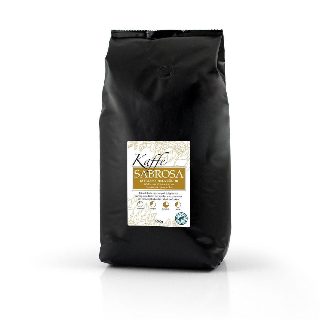BildeKaffe SABROSA Espresso Hela Bönor 1kg