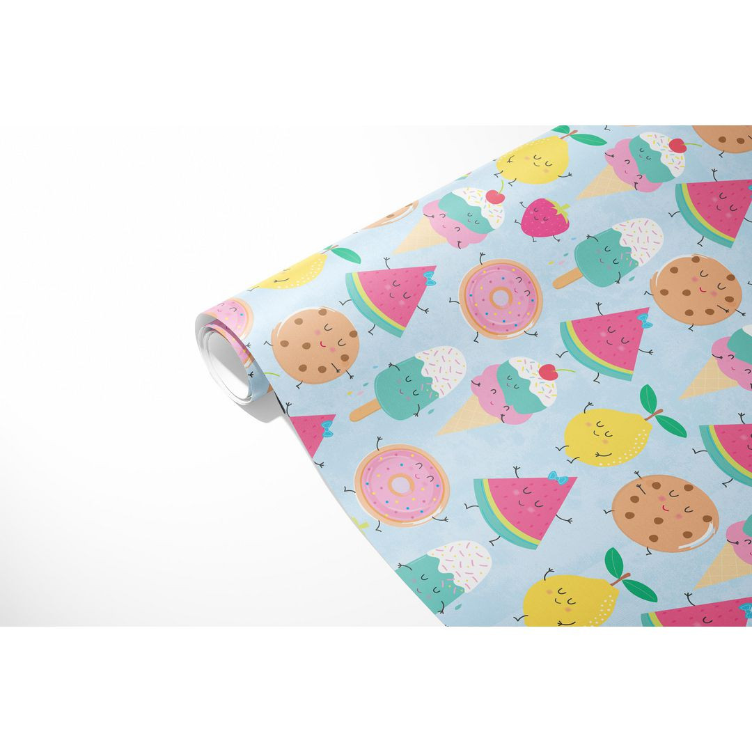 BildePresentpapper 70cmx10m Popsicle