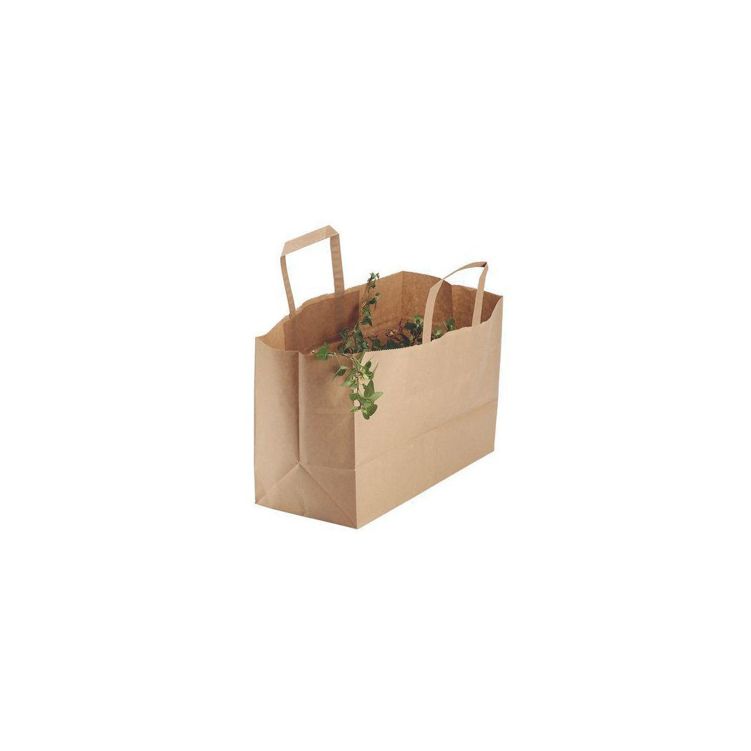 BildeBärkasse papper plant 17l brun 250/fp