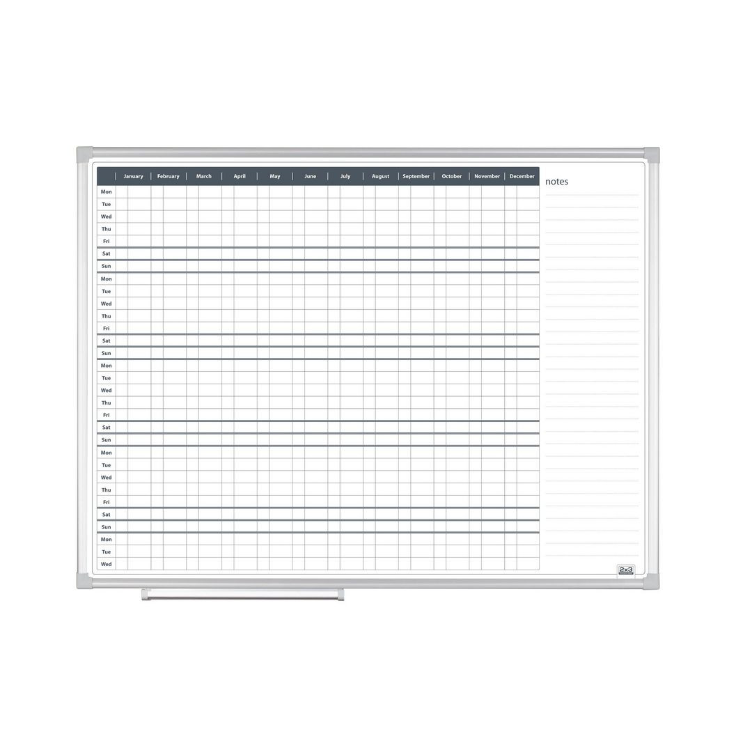 BildeTavla 2x3 Årsplan 120x90cm