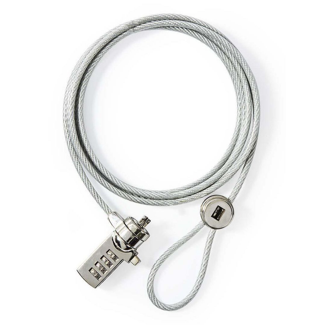 BildeVajerlås NEDIS Notebook lås siffra 1,8m