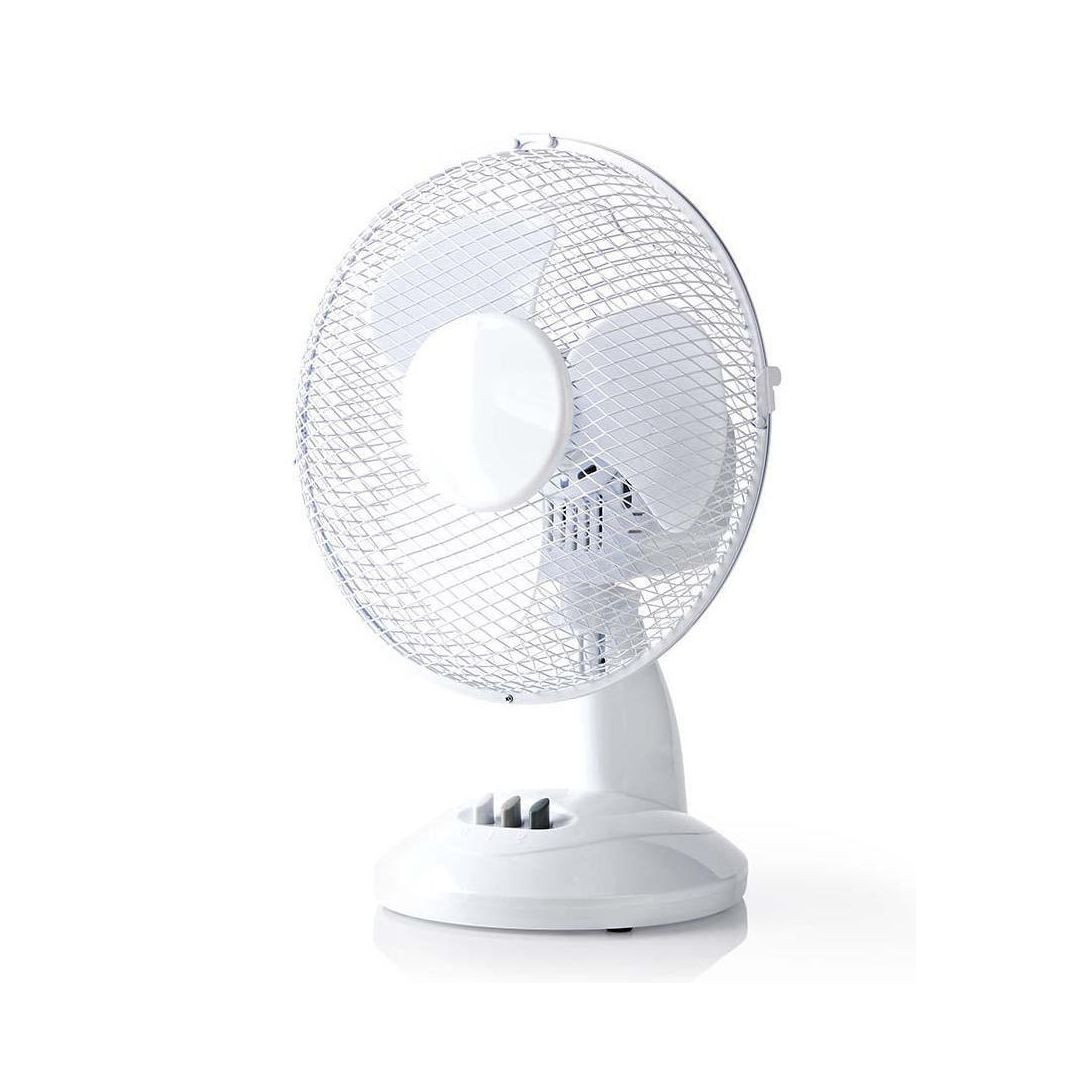 BildeBordsfläkt NEDIS 23 cm 22W plast vit