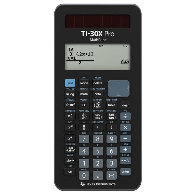BildeTeknisk räknare TEXAS TI-30X Pro Math