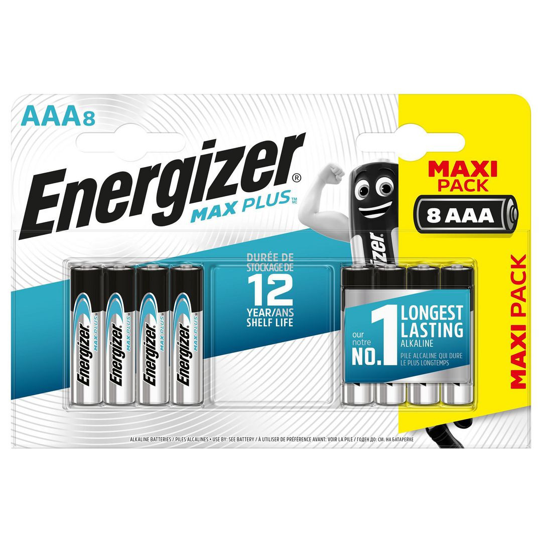 BildeBatteri ENERGIZER Max Plus AAA 8/fp