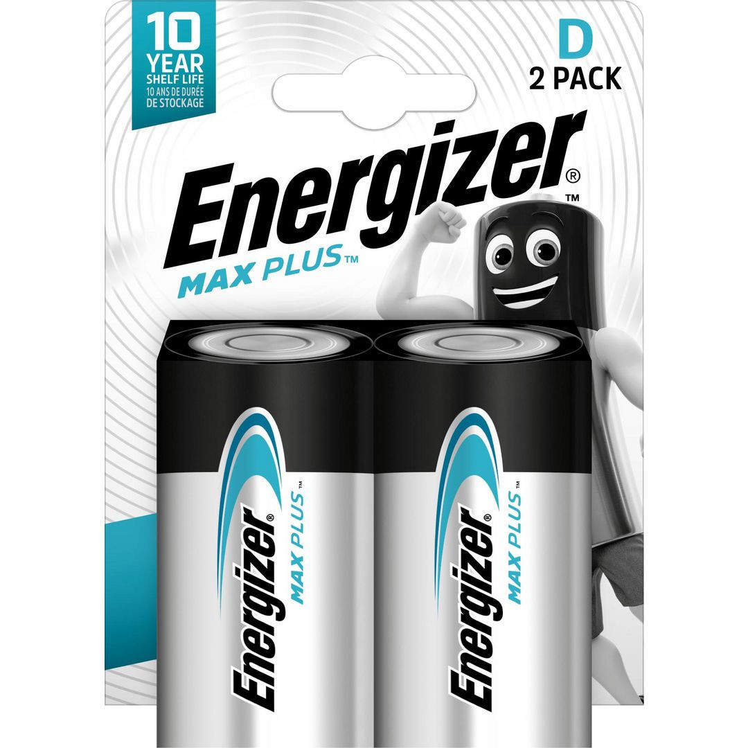 BildeBatteri ENERGIZER Max Plus D 2/fp