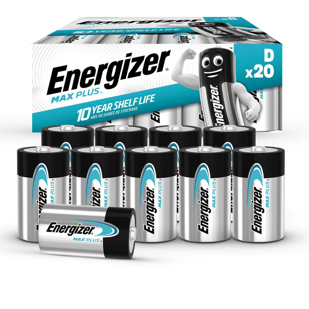 BildeBatteri ENERGIZER Max Plus D 20/fp