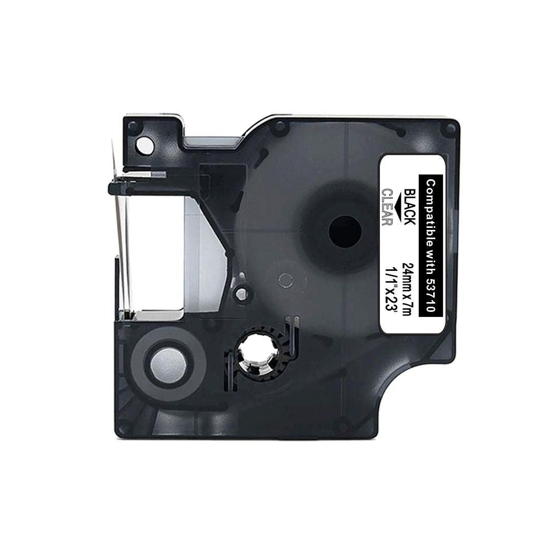 BildeTape 24mm svart på klar