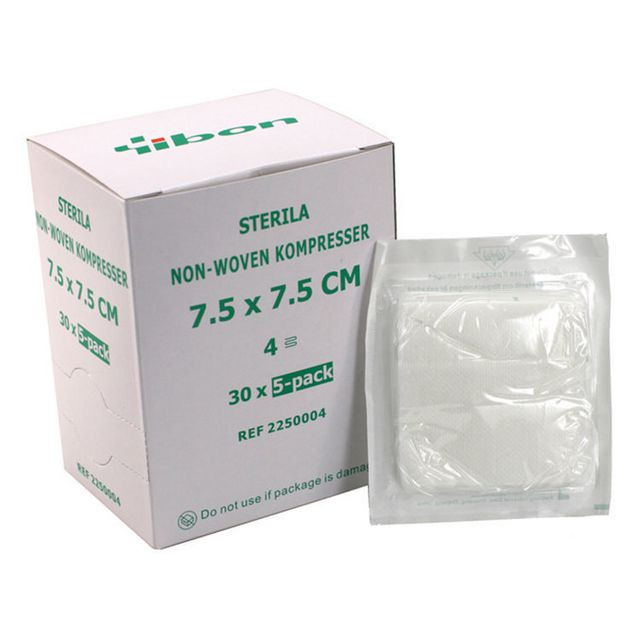 BildeKompress NW steril 5-p 7,5x7,5cm 150/fp