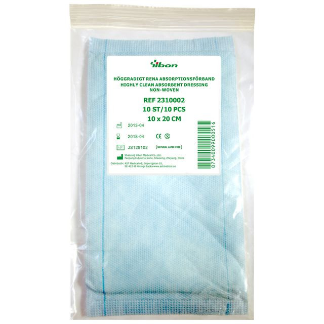 BildeAbsorptionsförband 10x20cm 10/fp