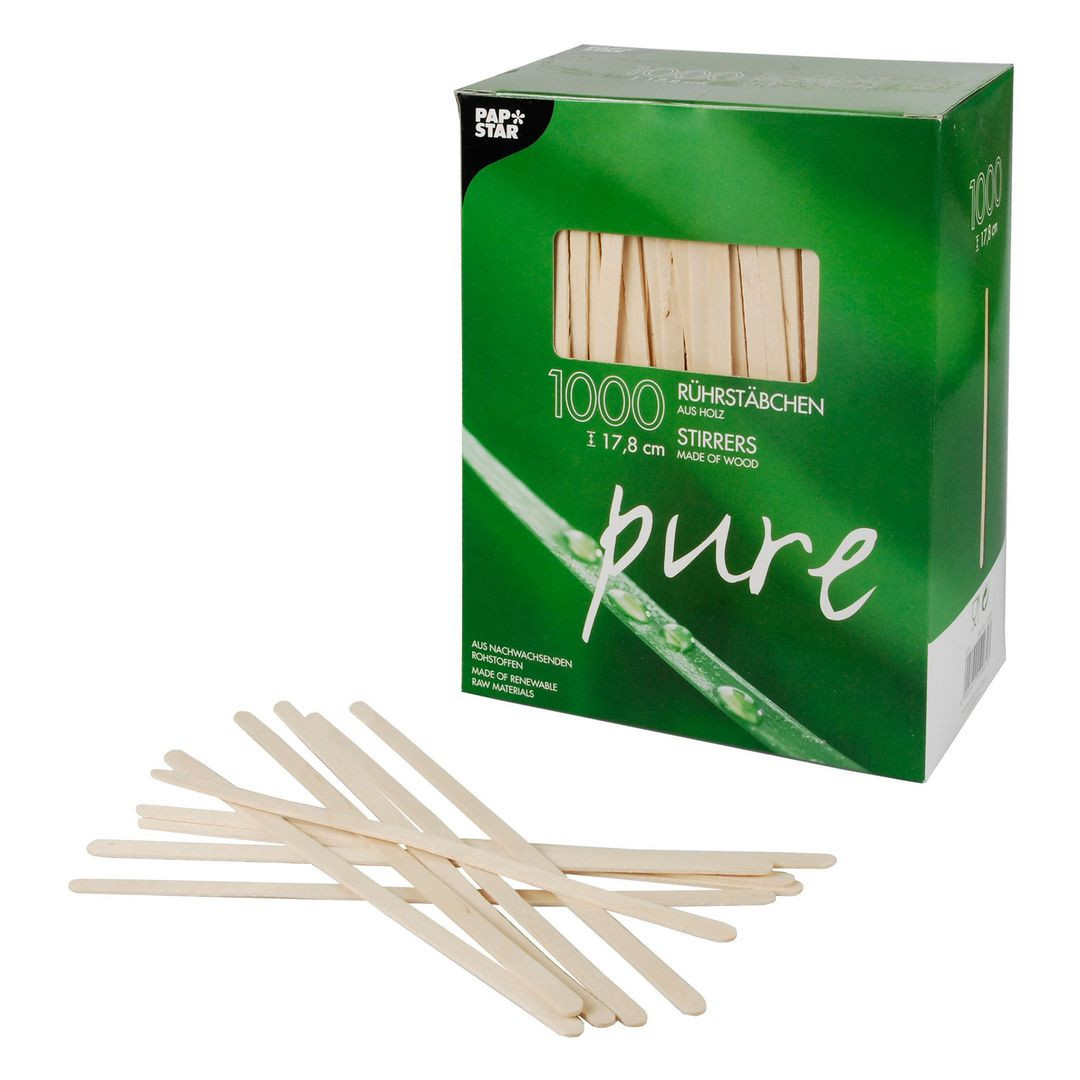 BildeRörpinne PURE Trä 17,8cm x 5mm 1000/fp