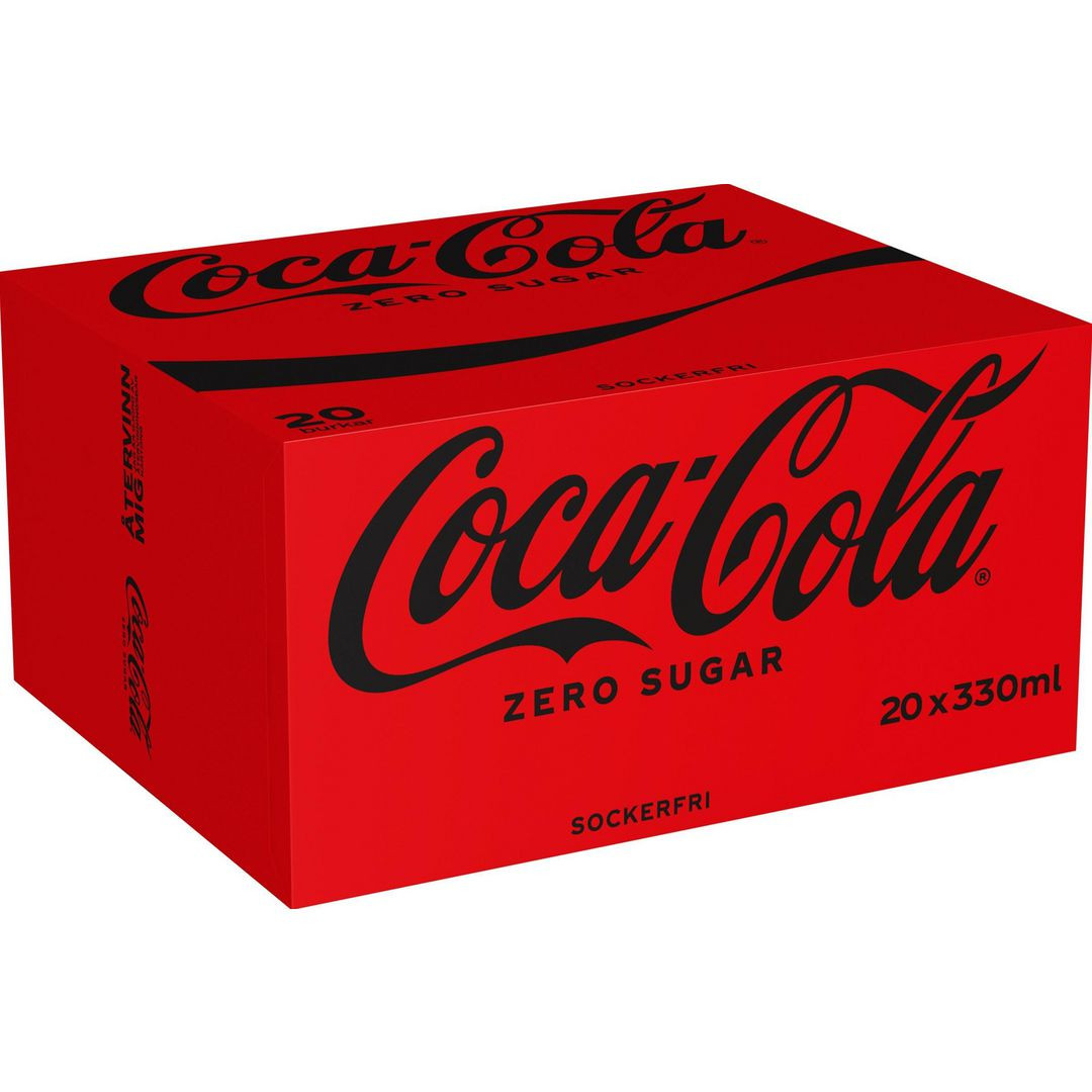 BildeDricka COCA-COLA zero 33cl burk