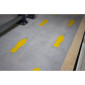 Golvmarkering Fot 280x84mm gul 10/fp