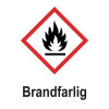 Skylt Brandfarlig A5 Plast