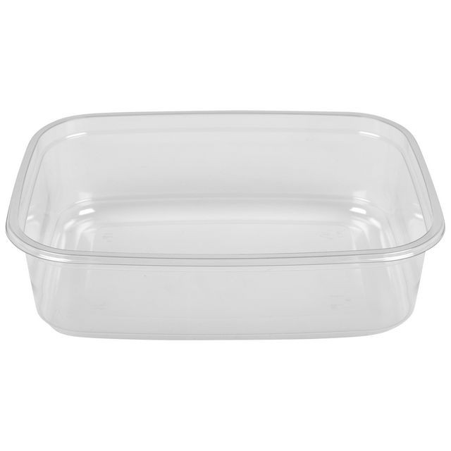 BildePlastform klar rektangulär 350ml 60/fp