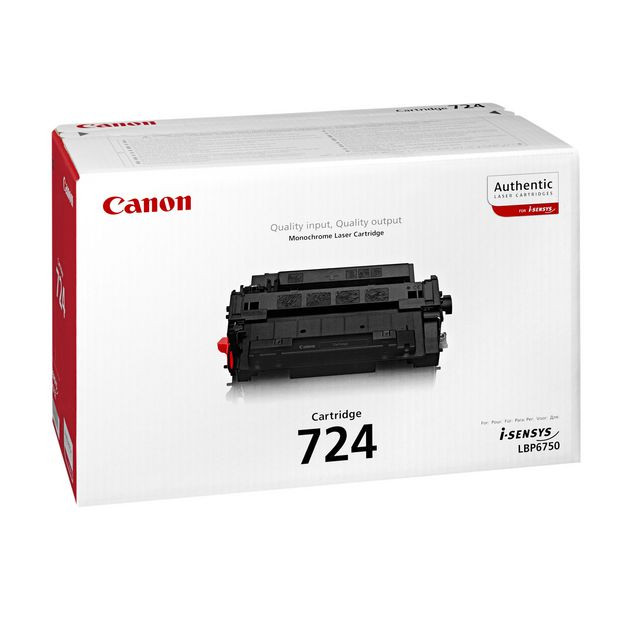 BildeToner CANON 3481B002 CRG724 6K svart