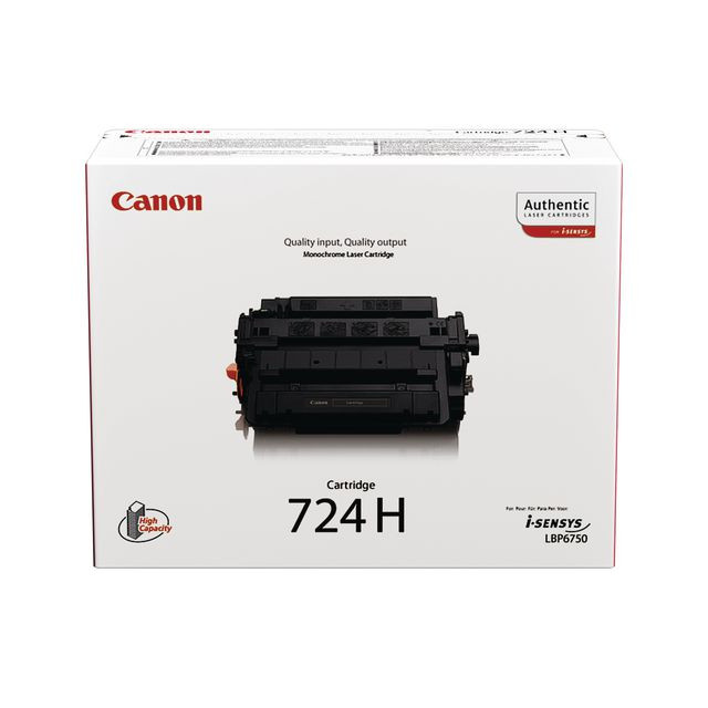 BildeToner CANON 3482B002 CRG724H 12,5K svart