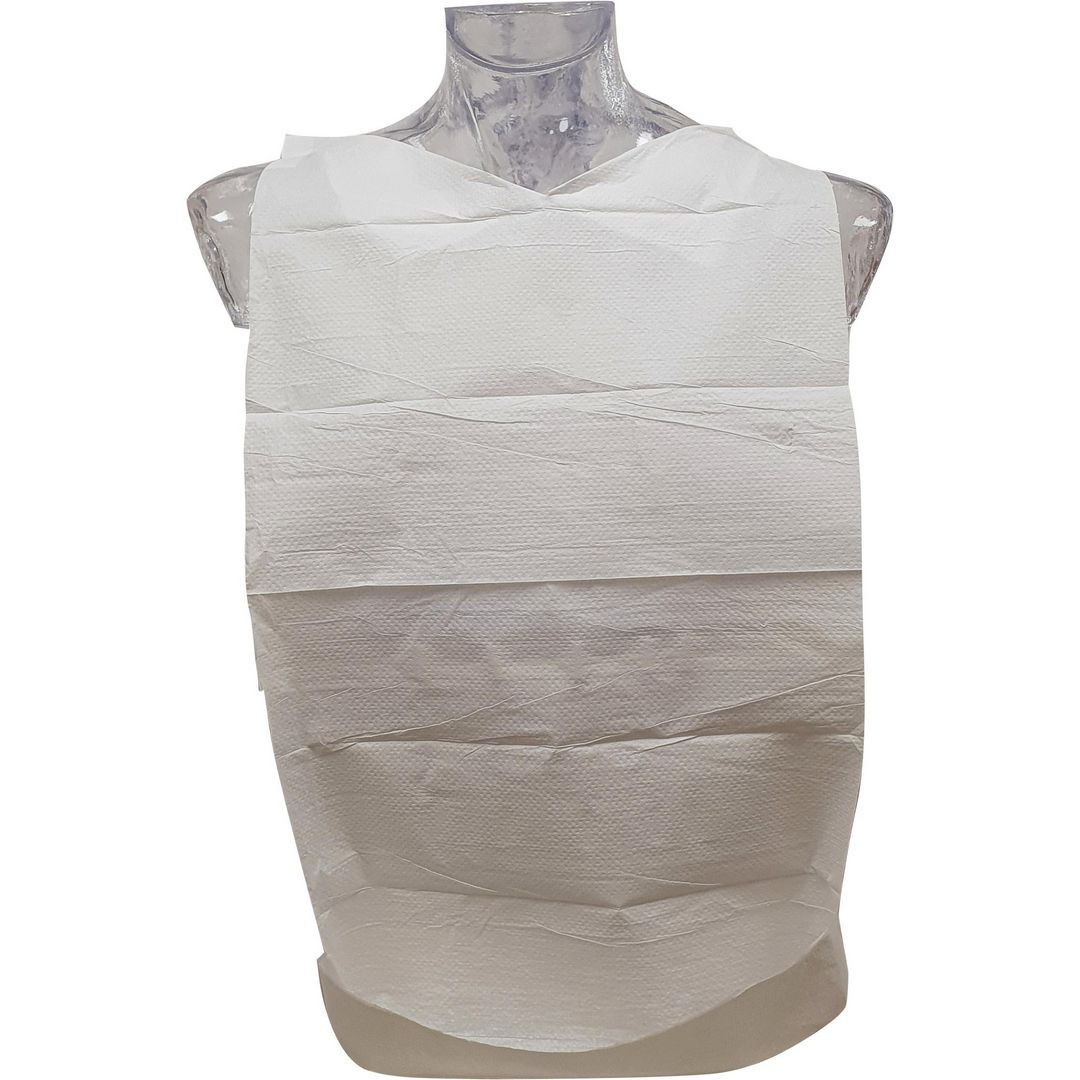 BildeHaklapp BIO med tejp vit 100/fp