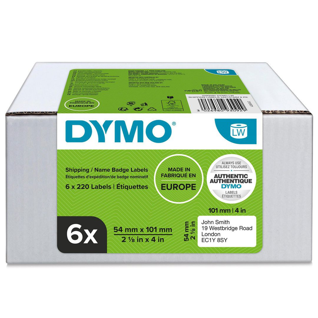 BildeEtikett DYMO LW 101x54mm 1320/fp