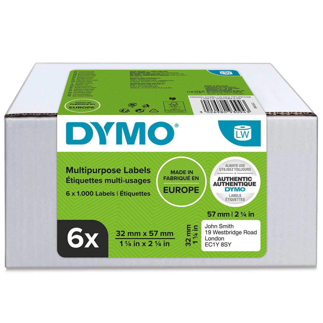 BildeEtikett DYMO LW 57x32mm 6x1000/fp