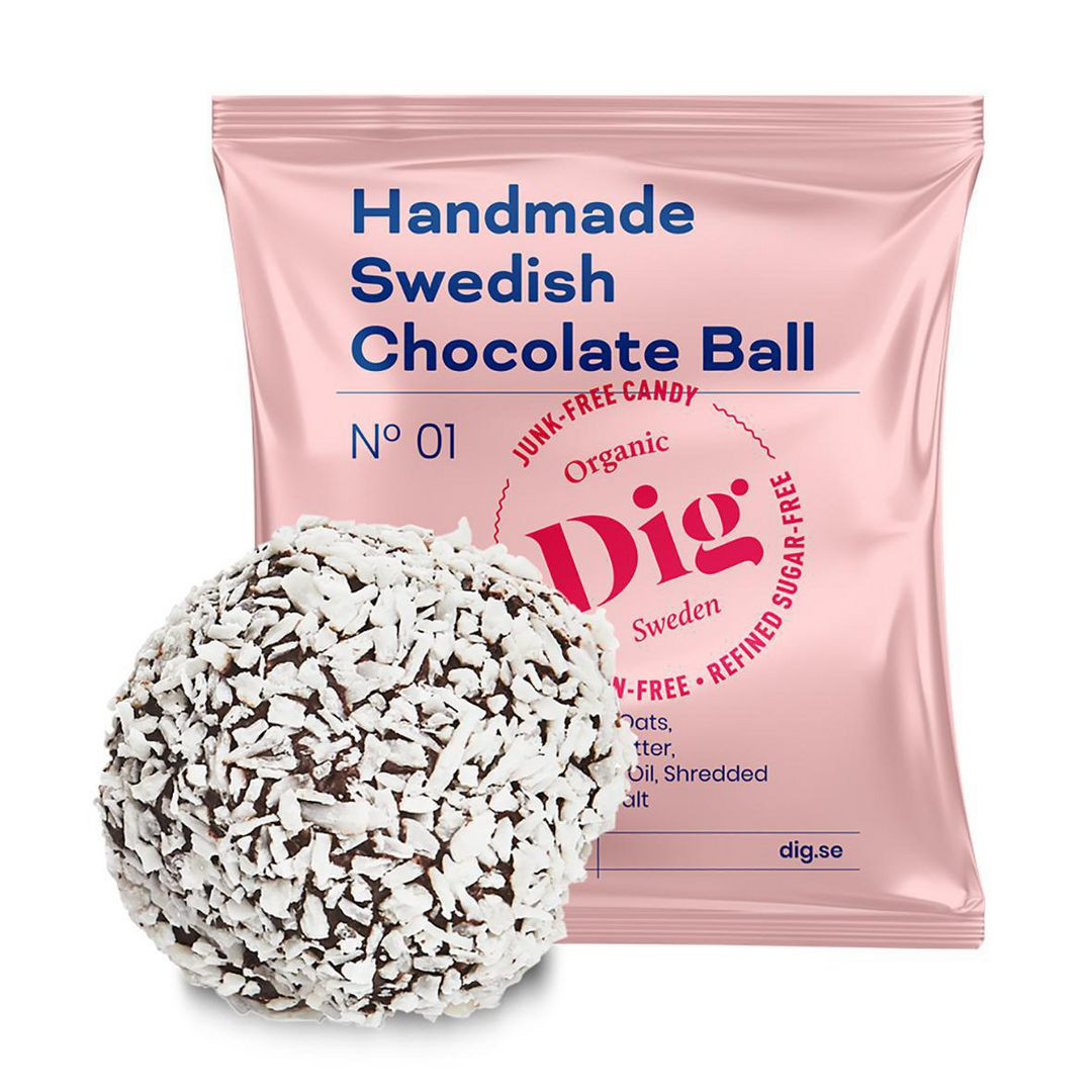 BildeChokladboll GET RAW DIG Organic 25g