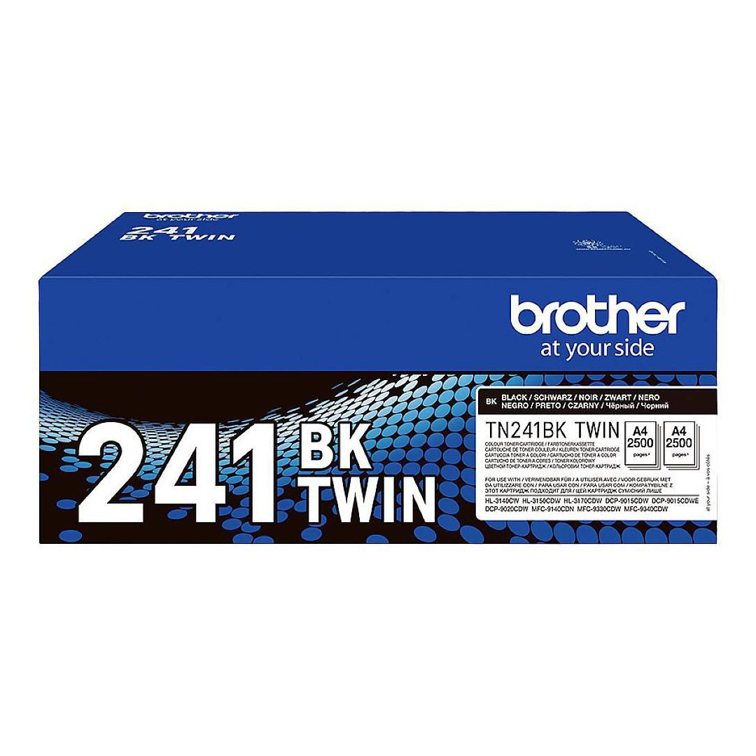 BildeToner BROTHER TN241BK 2x2,5K svart 2/fp