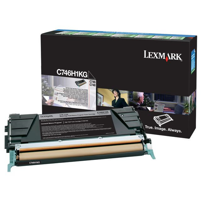 BildeToner LEXMARK C746H1KG 12K svart