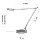 Lampa UNILUX Senza LED silver