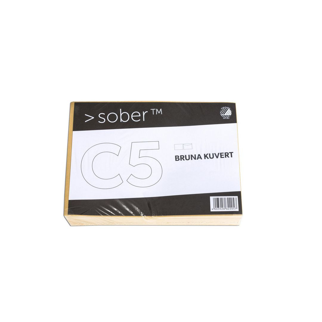 BildeKuvert Brun C5 80g FH 500/fp