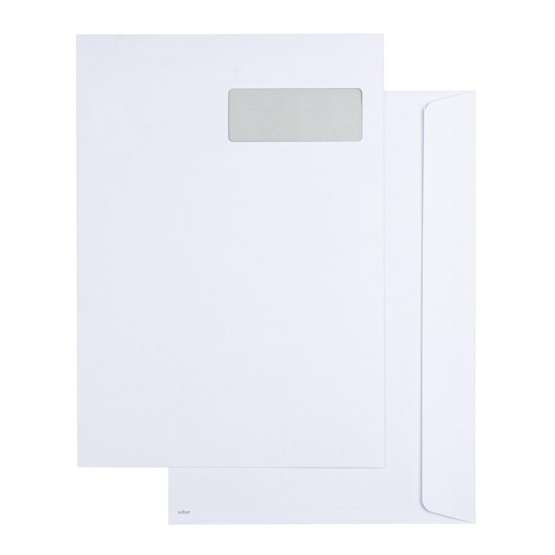 BildeKuvert SOBER C4 H2 FH 100g 500/fp