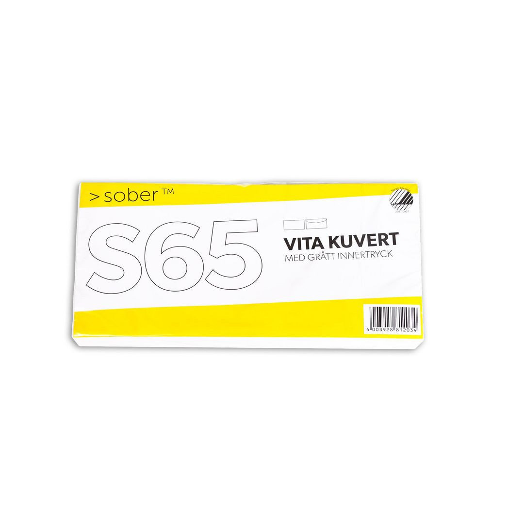 BildeKuvert konsument fp S65 FH vit 50/fp