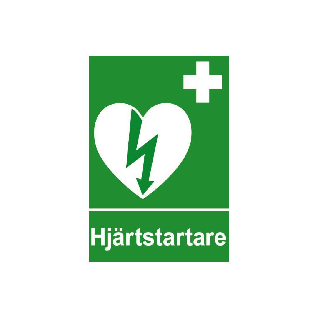 BildeDekal Hjärtstartare (9x7cm)