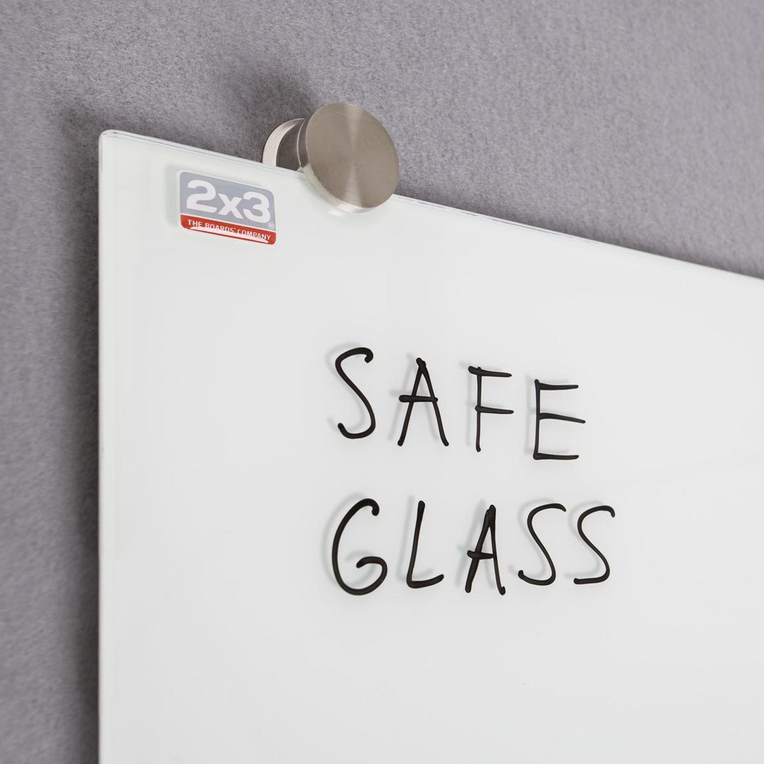 BildeGlastavla Magnetisk 150x120cm vit