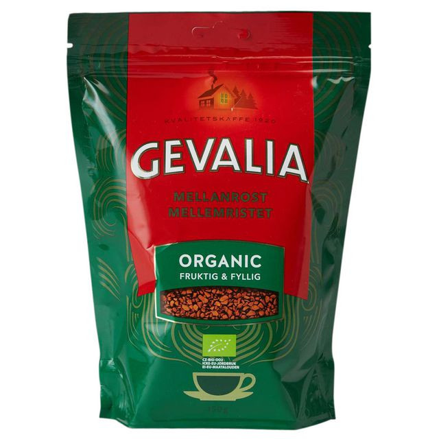 BildeKaffe GEVALIA Snabbkaffe Organic 150g