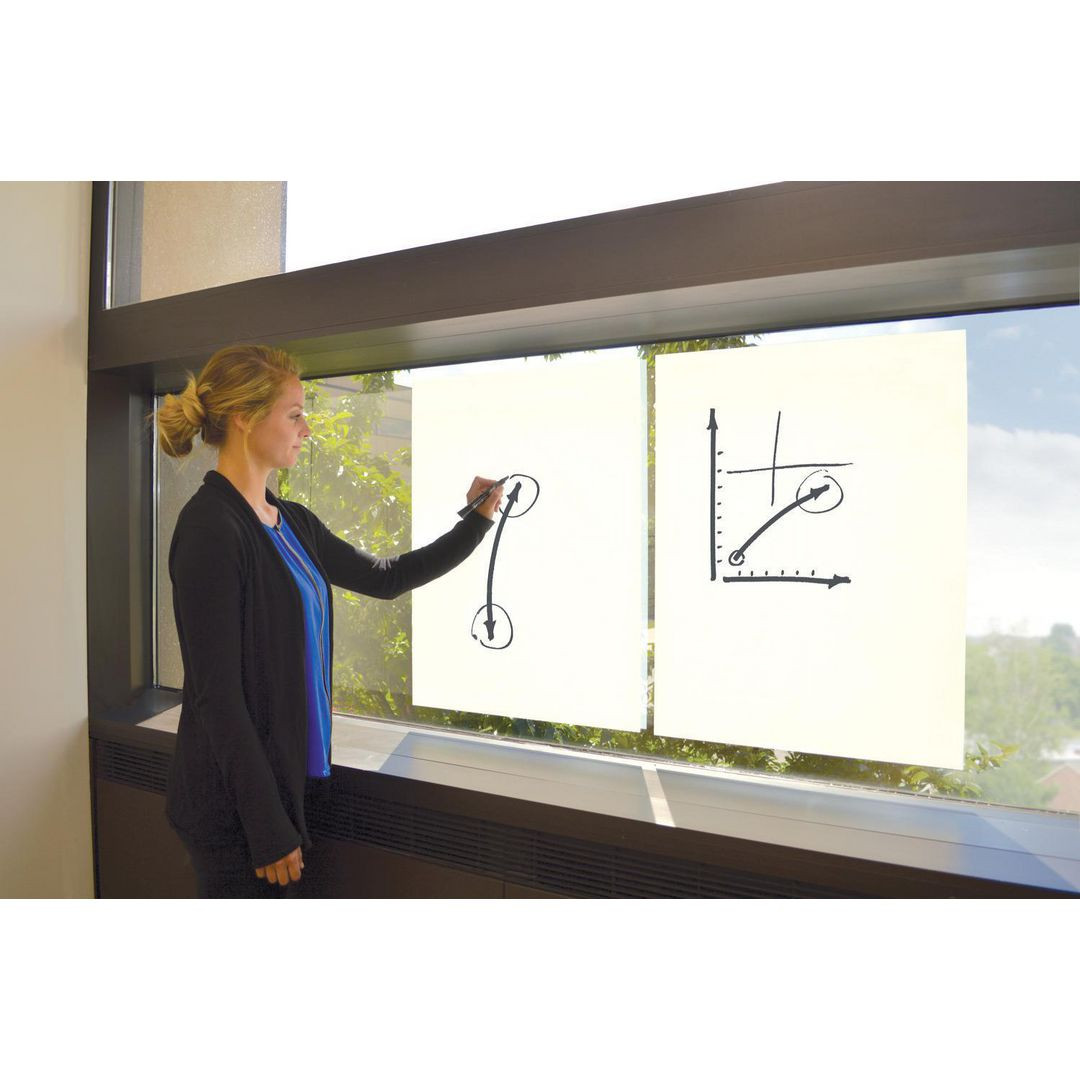 BildeWhiteboard NOBO 80x60cm vit folie 25ark