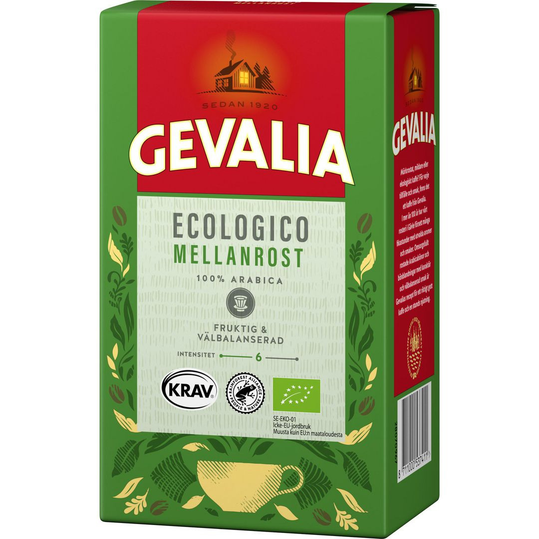 BildeKaffe GEVALIA Ecologico Mellanrost 425g