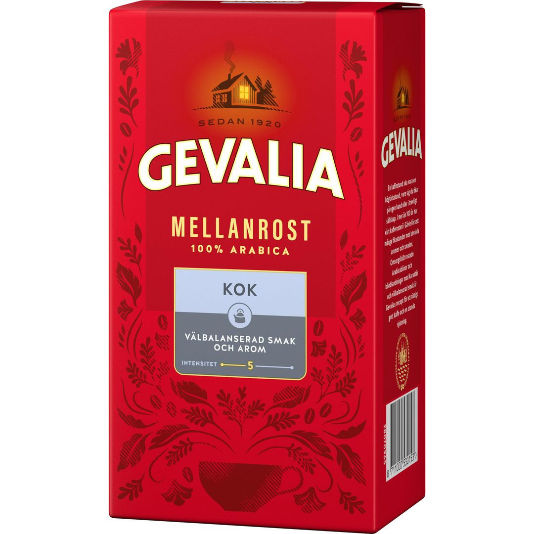 BildeKaffe GEVALIA Kok Mellanrost 450g