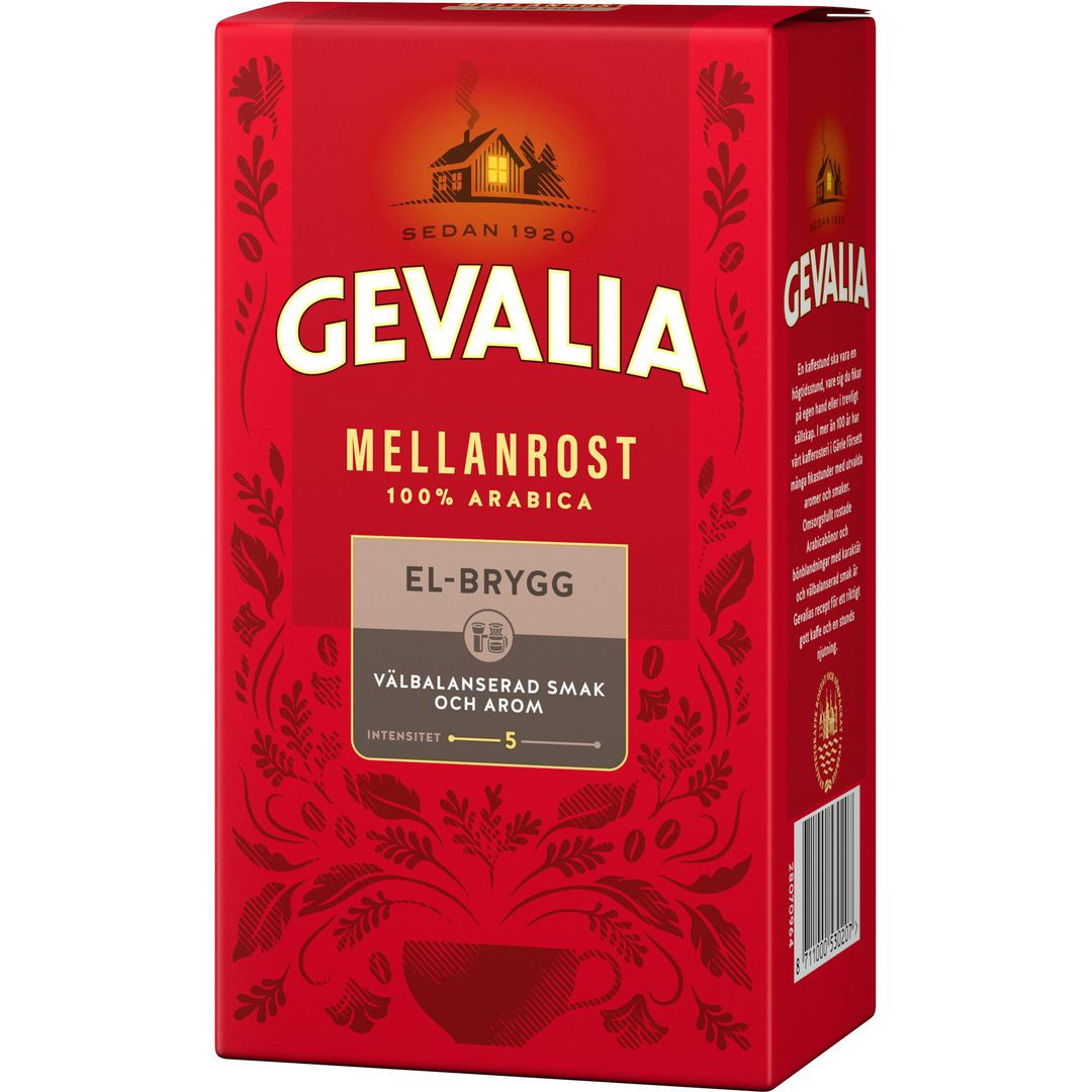 BildeKaffe GEVALIA Mellanrost E-brygg 450g