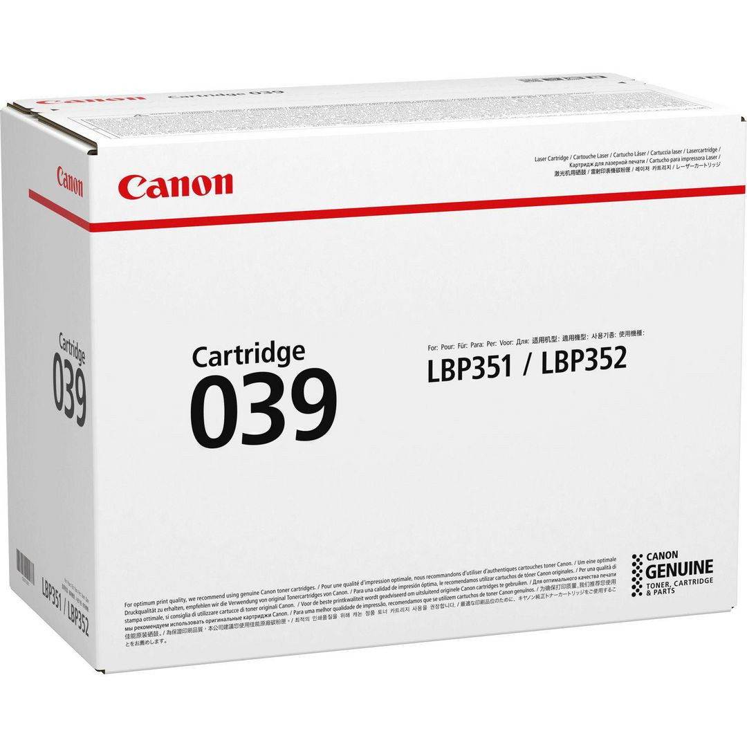 BildeToner CANON Toner CRG 039 11K svart