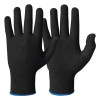 Textilhandske 0484 noppor svart 10